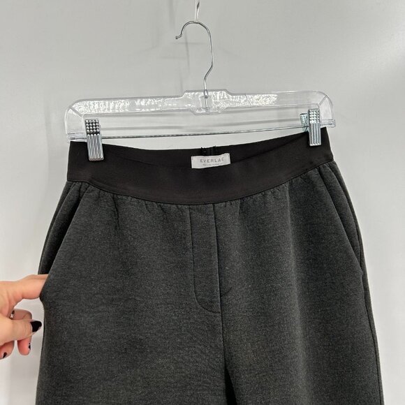 EVERLANE Men's Gray Soft Elastic Stretch Waist Jogger Ankle Zip Pants Size Small - Picture 4 of 10
